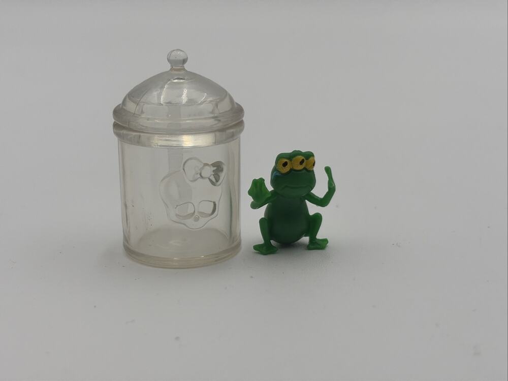 Monster High Lagoona Blue Mad Science Classroom 3 Eyed Frog Jar Canister w/ Lid